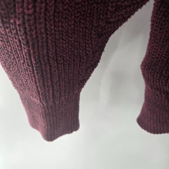 Original Weatherproof Vintage Burgundy 100% Cotton Sweater Size XXL - Picture 8 of 13